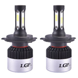 LGP H4 LED Headlight Bulb 72W 9000LM installed in car
