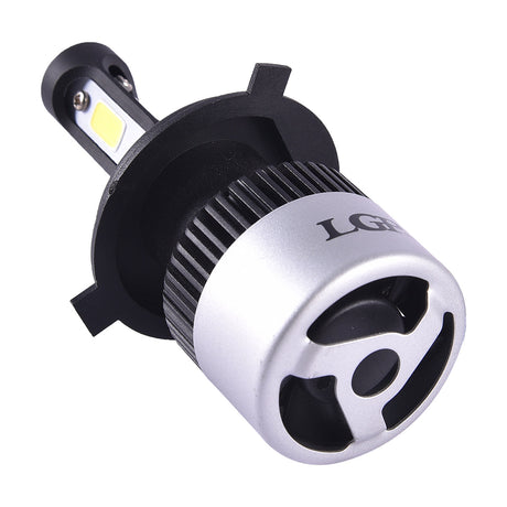 LGP H4 LED Headlight Bulb 72W 9000LM installed in car