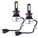 LGP H7 LED headlight bulb 72W 9000LM 6500K

