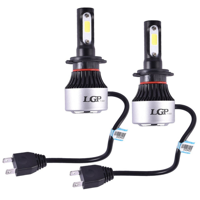 LGP H7 LED headlight bulb 72W 9000LM 6500K

