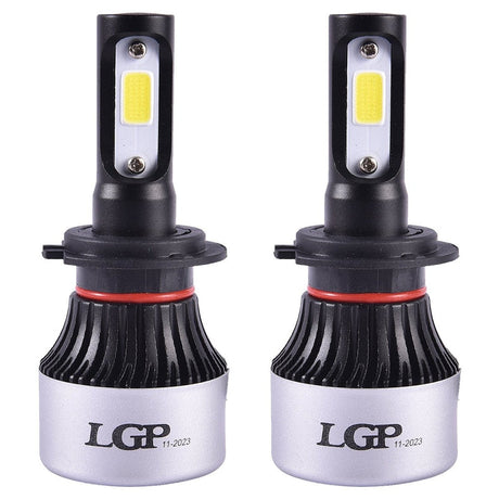 LGP H7 LED headlight bulb 72W 9000LM 6500K

