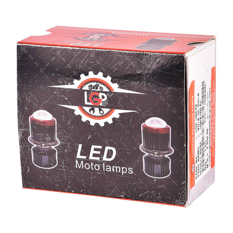 LGP VR18 LED Headlight Bulb installed in car headlamp