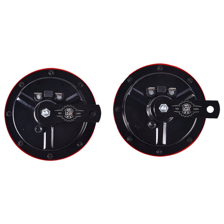 LGP Red Grill Car Horn installed in vehicle