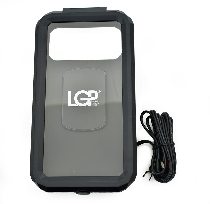 LGP MB11H Waterproof Bike/Motorcycle Mobile Phone Holder with 15W Fast Wireless & USB-C Charging – Handlebar Mount