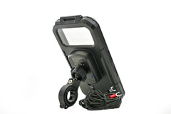 LGP MB11H Waterproof Bike/Motorcycle Mobile Phone Holder with 15W Fast Wireless & USB-C Charging – Handlebar Mount