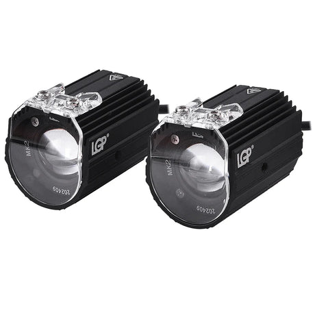 LGP MK02 60W spotlight dual color yellow white waterproof fog lamp for motorcycles