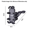 LGP 1311 motorcycle mobile holder with vibration damper
