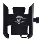 LGP CNC motorcycle phone holder with wireless charger
