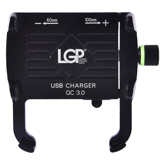 LGP Mobile Holder M6S bike and motorcycle phone holder with USB charger


