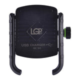 LGP Mobile Holder M8 bike and motorcycle phone mount with USB charger

