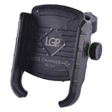 LGP Mobile Holder M8 bike and motorcycle phone mount with USB charger

