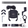 LGP Mobile Holder M8 bike and motorcycle phone mount with USB charger

