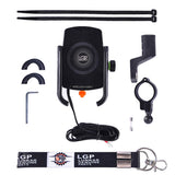 LGP Mobile Holder M9S 15W wireless charger bike and motorcycle phone holder

