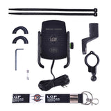 LGP Mobile Holder M9 15W fast wireless charger bike and motorcycle phone holder

