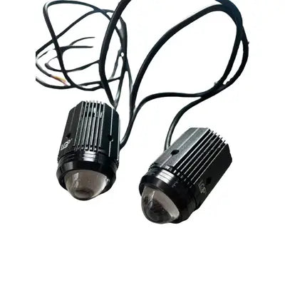 LGP Mini Driving Fog Lights 40W Dual Colour Auxiliary Light for Motorcycles Cars and Jeeps
