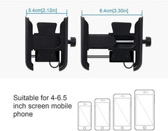 LGP CNC Metal Mobile Phone Holder for Bike – 360° Handlebar Mount Stand (Without Charger)