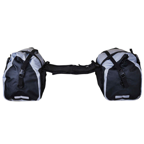 LGP waterproof motorcycle saddle bags 35L each side mounted on bike