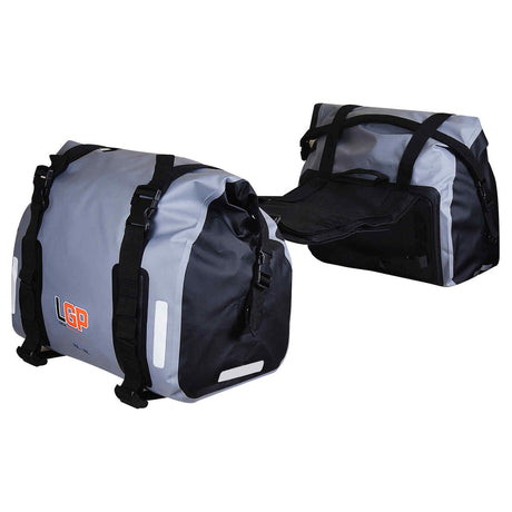 LGP waterproof motorcycle saddle bags 35L each side mounted on bike
