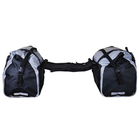LGP waterproof motorcycle saddle bags 35L each side mounted on bike