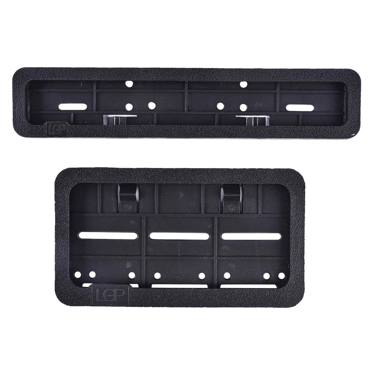 LGP big and small number plate frame for car front view