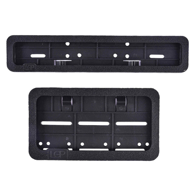 LGP big and small number plate frame for car front view