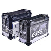 LGP 38L GS sticker aluminium motorcycle pannier box set mounted on adventure bike