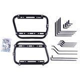 LGP 38L GS sticker aluminium motorcycle pannier box set mounted on adventure bike