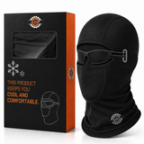 LGP Premium black balaclava with eyeglass slot
