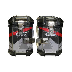 LGP Premium Aluminium GS Graphics 38 Litre Panniers