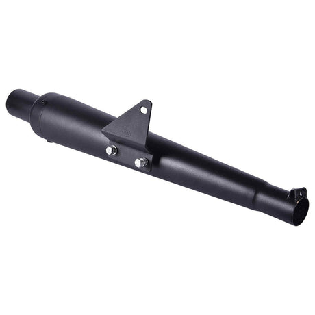 LGP Bangalore Goldy motorcycle silencer silver and black

