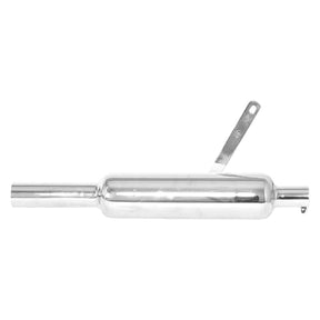LGP Indore STD Chrome motorcycle silencer with deep exhaust sound

