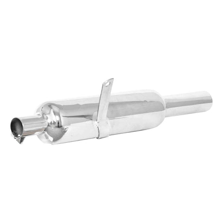 LGP Indore STD Chrome motorcycle silencer with deep exhaust sound

