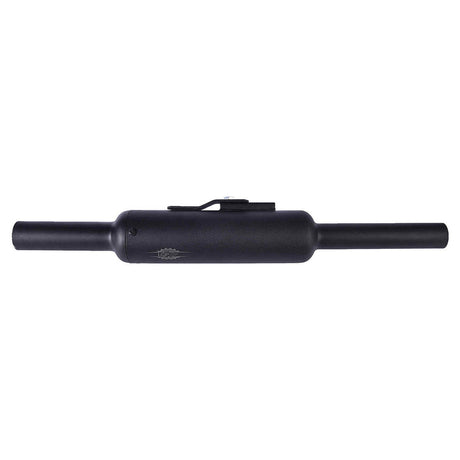 LGP universal motorcycle silencer with black powder coating
