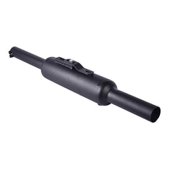 LGP universal motorcycle silencer with black powder coating