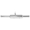 LGP universal motorcycle silencer with black powder coating