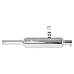 LGP silver W-Logo Reborn bike silencer