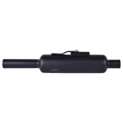 LGP W-Logo Reborn black motorcycle silencer