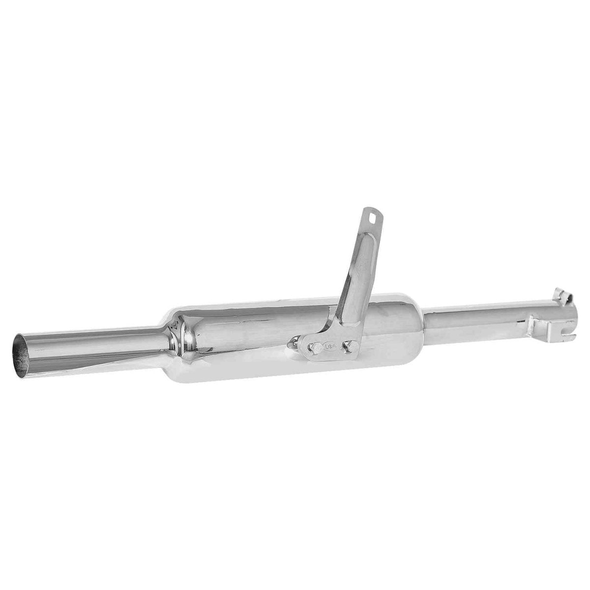LGP Indore W-Logo Thunderbird chrome motorcycle silencer

