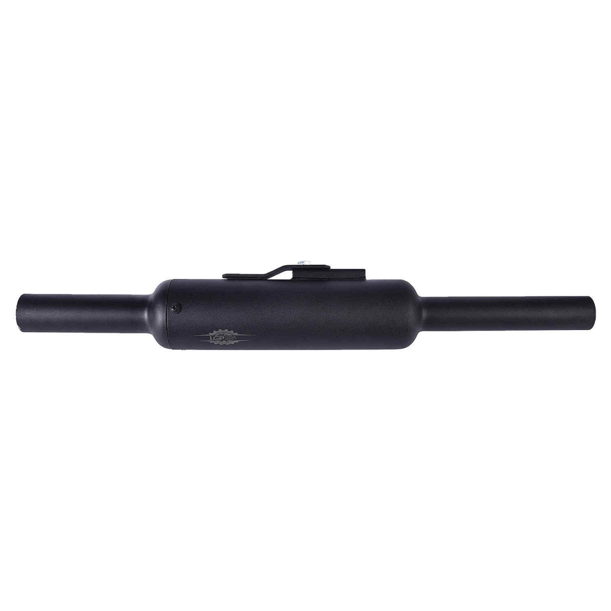 LGP Indore W-Logo motorcycle silencer silver and black

