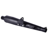 LGP WB1 motorcycle silencer black 1.6mm MS chrome exhaust with ceramic wool

