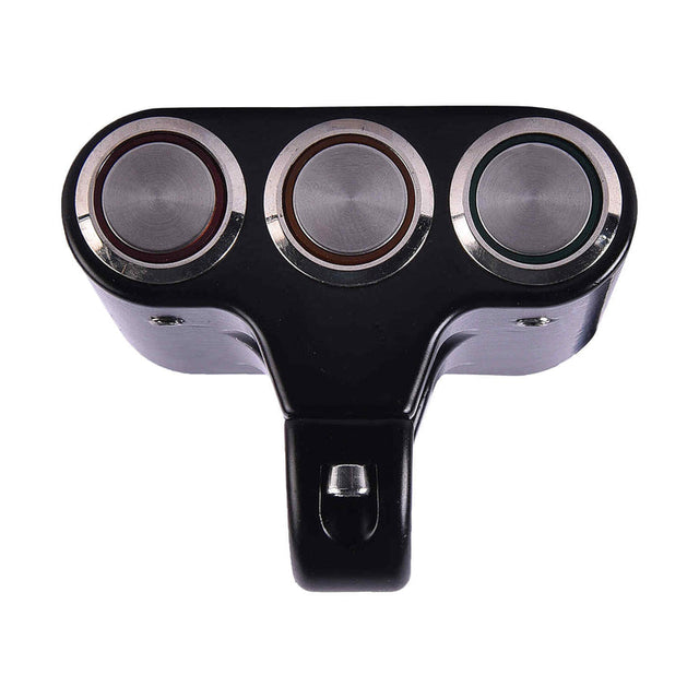 LGP motorcycle triple switch pressing 3 button control panel