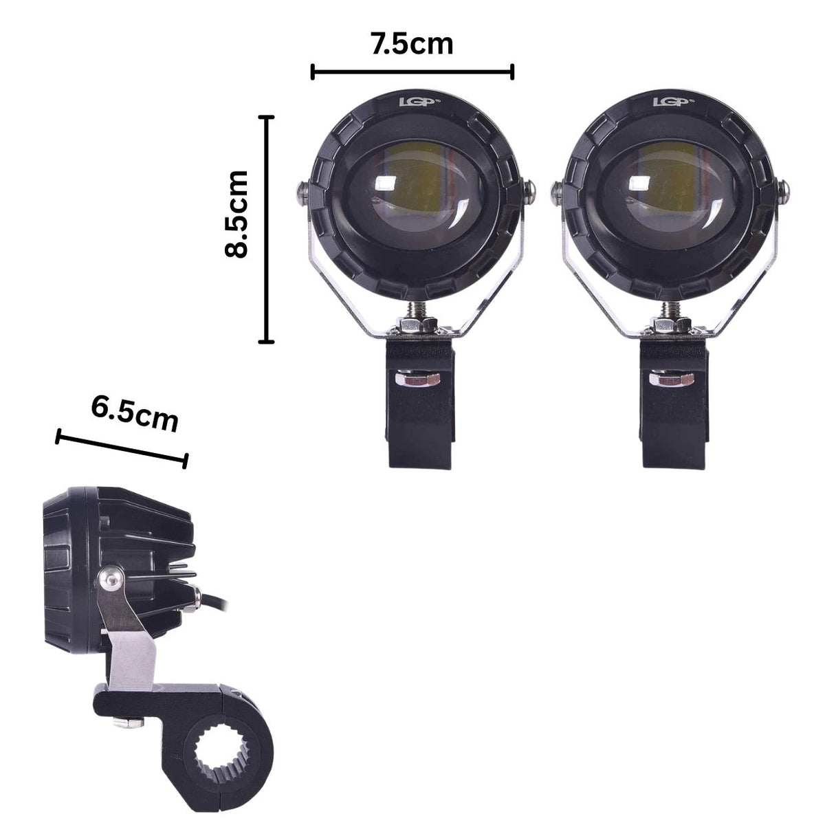 LGP DK330 dual beam motorcycle LED spotlight 60W
