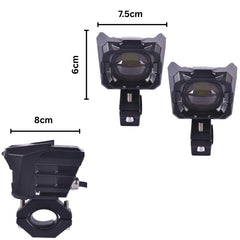 LGP DK34 dual beam motorcycle LED spotlight