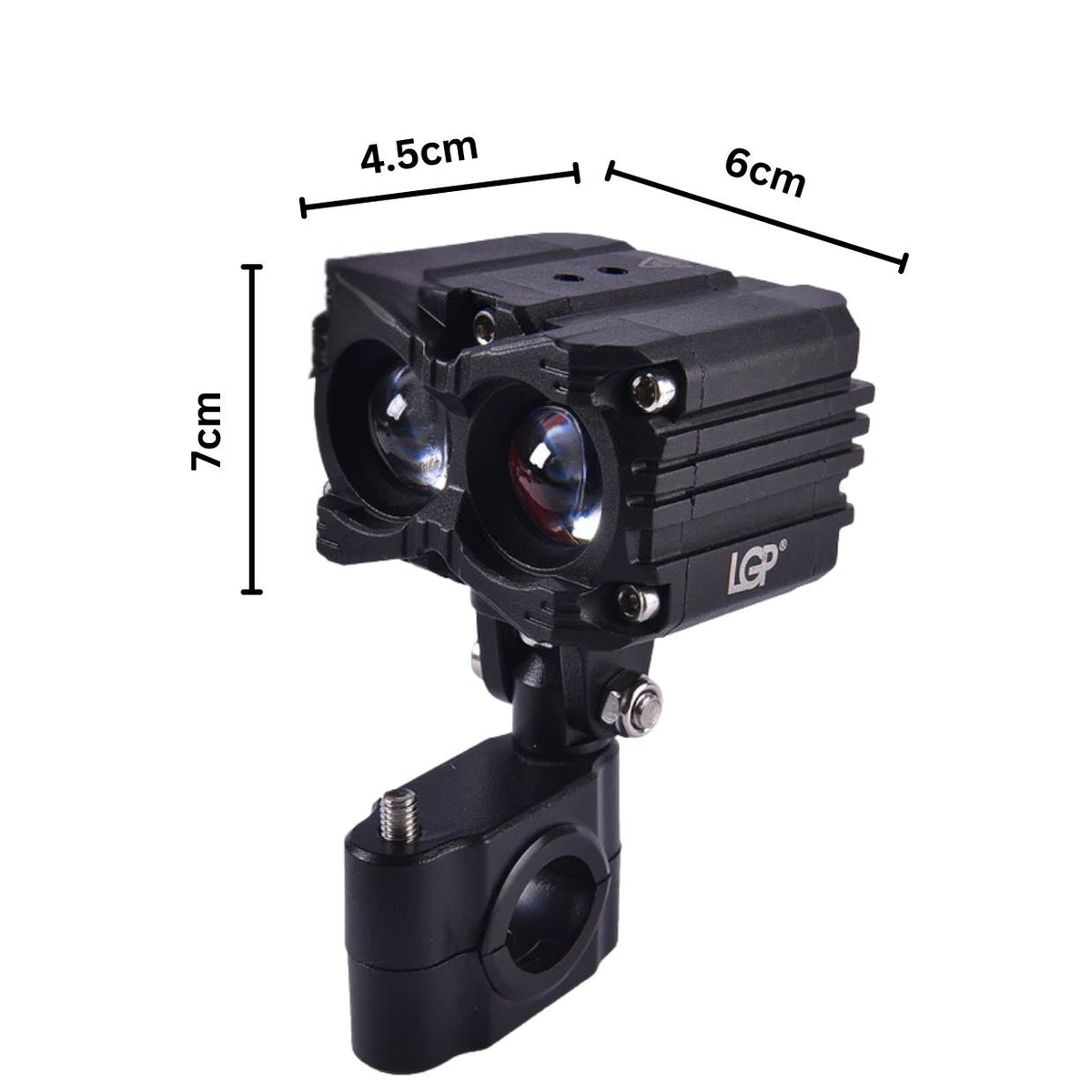 LGP MK05 dual beam motorcycle LED spotlight 80W