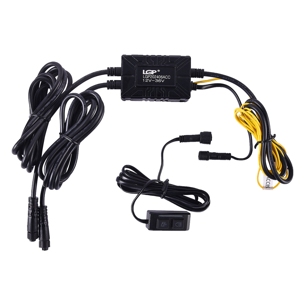 LGP MK05 dual beam motorcycle LED spotlight 80W