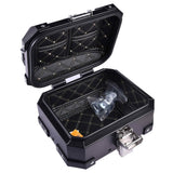 LGP 10L aluminum motorcycle top box black variant