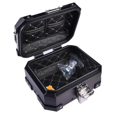LGP 10L aluminum motorcycle top box black variant