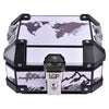 LGP 10L motorcycle top box white graphic design