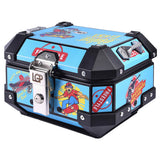 LGP 10L motorcycle top box white graphic design