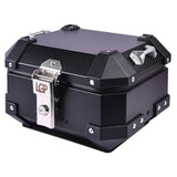 LGP 10L black aluminium motorcycle top box

